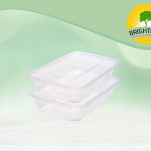 Freezer Ready Rectangular Microwavable Containers