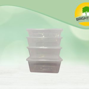 Rectangular Microwavable Containers